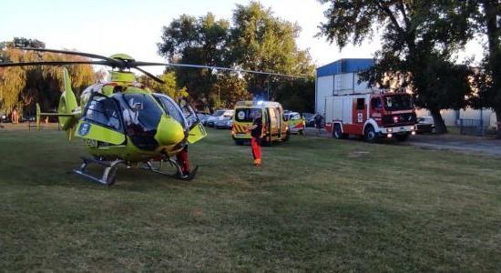 Ismét leszállt a mentőhelikopter – most Lellén