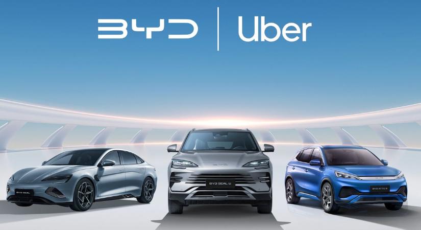 BYD-modellekkel újít az Uber, frissül a flotta