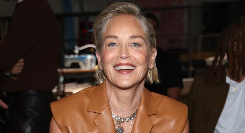 Jókora monoklit szerzett a nyaralásán Sharon Stone