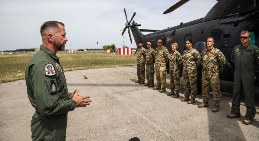 Észak-Macedón erdőtüzek megfékezésére indult két „szolnoki” helikopter - galériával, videóval