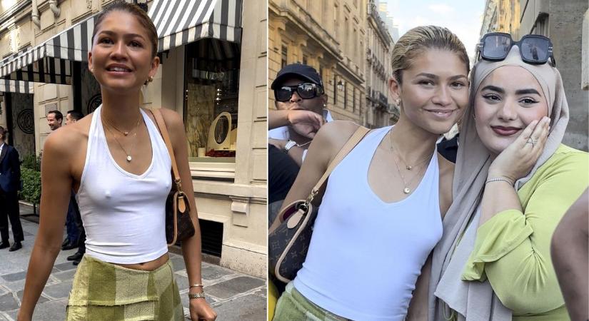 Vajon miért fényképezték végig Zendaya minden lépését Párizsban ebben a kis ruhában? Ha megnézi a képeket úgyis rájön - fotók