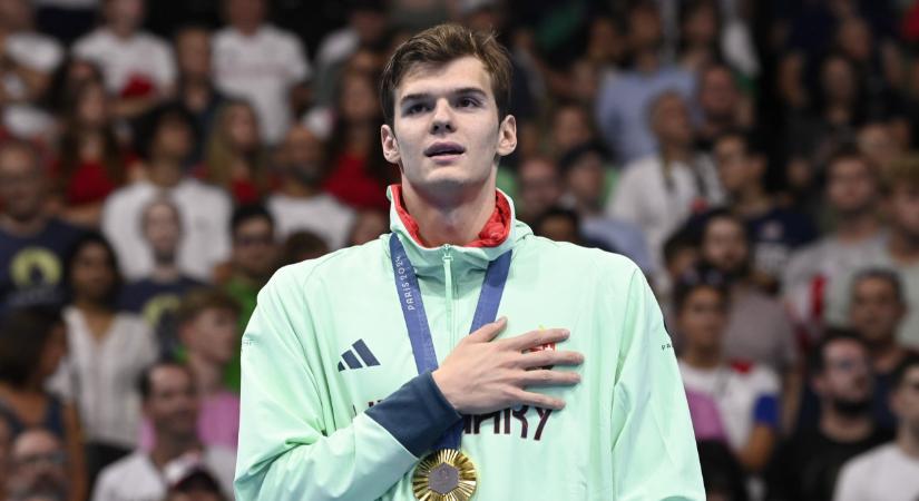 Komoly elismerést kapott aranyérme után Kós Hubert: pénteken újabb sikerért úszik a magyar olimpiai bajnok