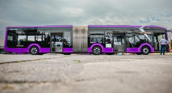 Veszprémben jár majd az első elektromos csuklós busz az országban