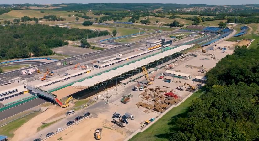 A futam lezárult, folytatódik a Hungaroring fejlesztése – videó a bontási folyamatokról