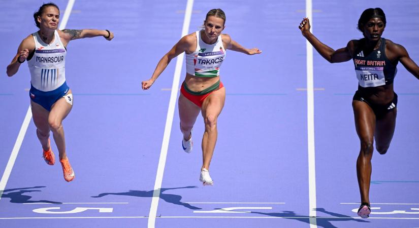 Olimpia 2024: országos csúccsal elődöntős Takács Boglárka Párizsban 100 méteren