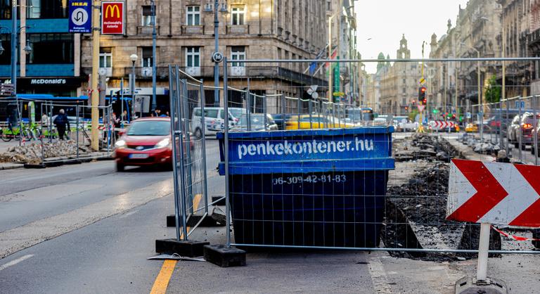 A dugó elkerülése érdekében érdemes távolmaradni ettől a szakasztól Budapesten