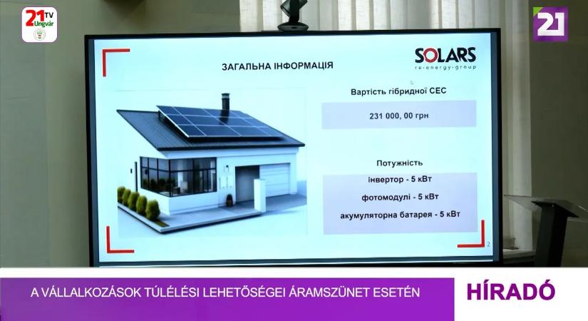 A vállalkozások túlélési lehetőségei áramszünet esetén (videó)