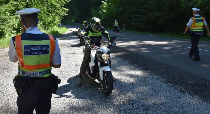 Hétvégén ismét figyelik a mátrai motorosokat a rendőrök