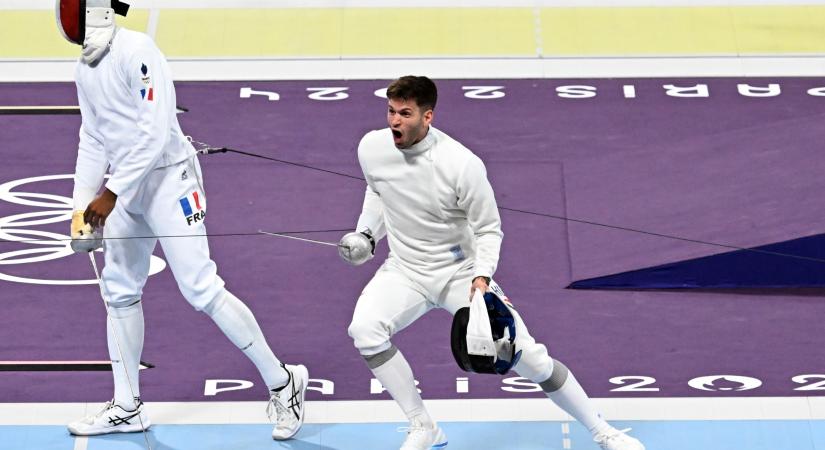 Szenzációs vívás után olimpiai döntőben a férfi párbajtőrcsapat