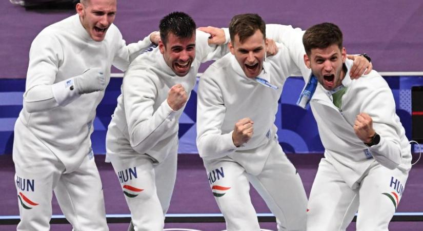 Lemosta a magyar férfi párbajtőrcsapat a franciákat, nem volt kérdés, ki jut a döntőbe
