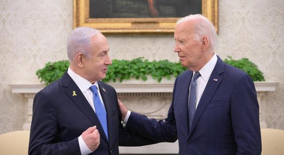 Biden védi és figyelmezteti Izraelt, hogy mielőbb tűzszünet lehessen a Közel-Keleten