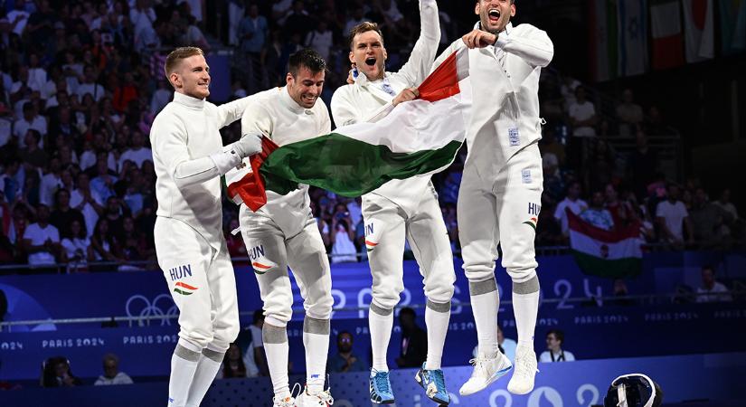 Olimpiai bajnok a magyar férfi párbajtőrcsapat!