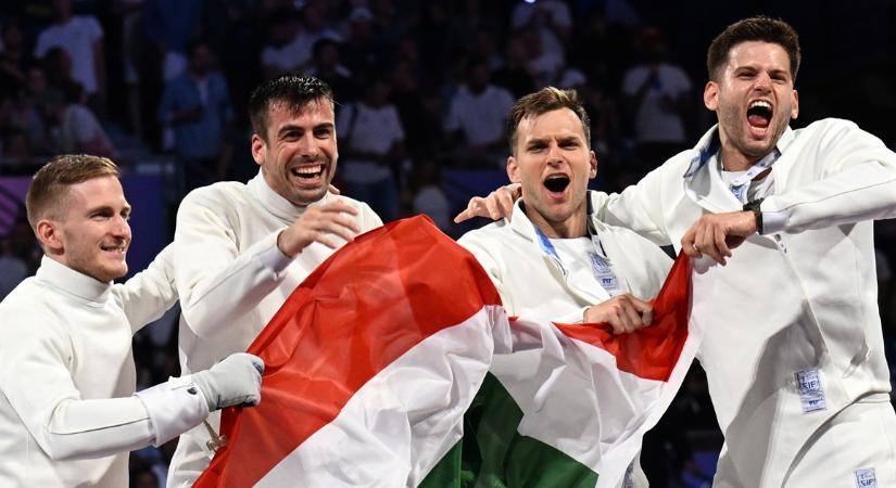 Ötvenkét év után győztek olimpián a magyarok férfi párbajtőrben