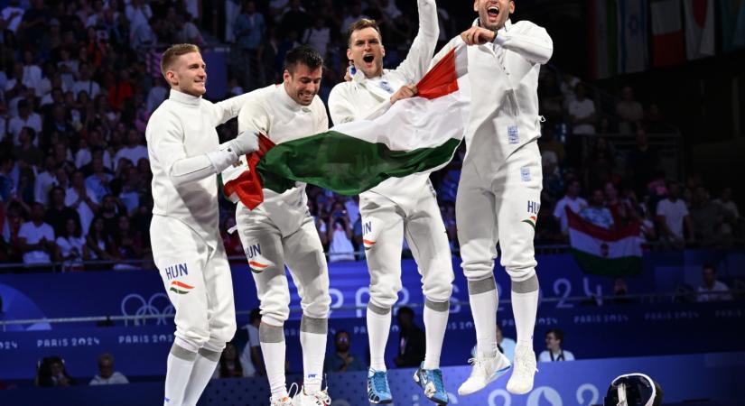 Ötvenkét év után magyar olimpiai csapatarany férfi párbajtőrben, nézze meg az aranytust! - VIDEÓ