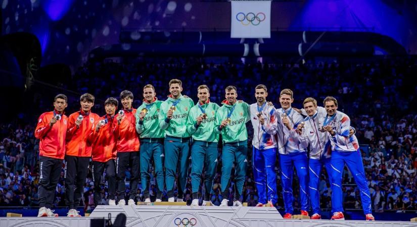 „Újra csillog a magyar epée” – így reagáltak a bajnokok a párbajtőrözők aranyára