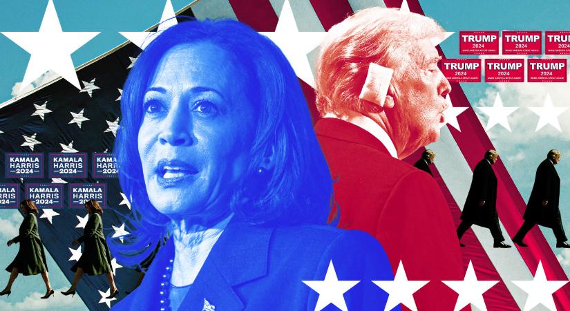 Trump belement a tévévitába Kamala Harrisszel