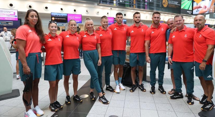 Útnak indult a magyar kajak-kenu válogatott első fele a párizsi olimpiára