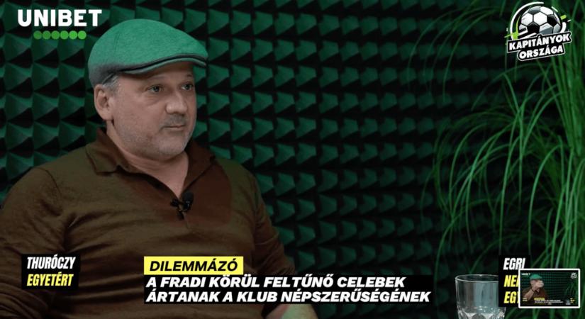 Thuróczy Szabolcs Győzikéről és a VIP-ről: Lehet ezt így, de akkor ne beszéljünk arról, hogy a Fradi a minden