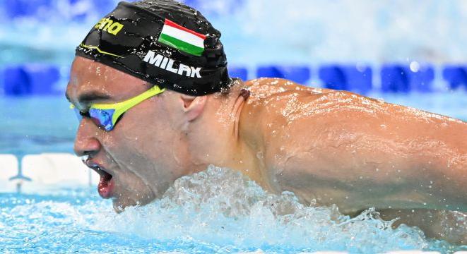 Milák káprázatos úszással olimpia bajnok 100 pillén
