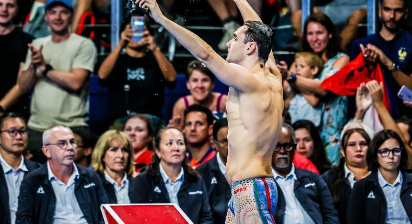 Fennakadtak Milák úszónadrágján külföldön az olimpiai aranya után