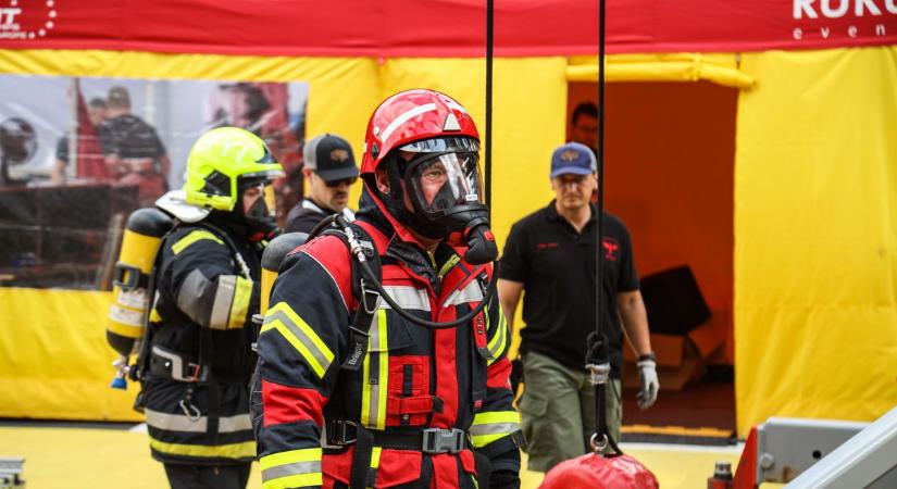 Európai tűzoltók mérték össze erejüket Szolnokon, ez volt az első magyarországi FireFit – videóval,galériával