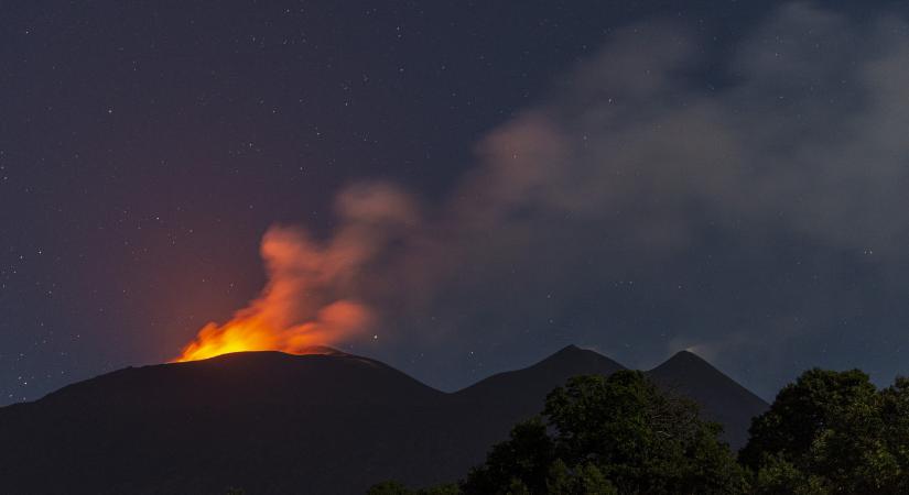 Megint kitört az Etna