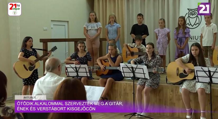 Aktuális (2024.08.04) - Ötödik alkalommal szervezték meg a gitár, ének és verstábort Kisgejőcön (videó)