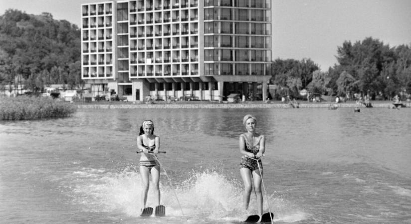 A Balaton volt a vízisízők paradicsoma