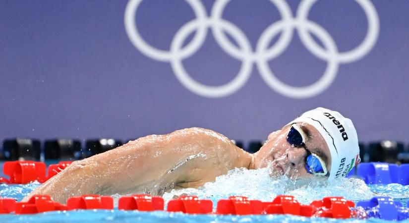 Olimpiai negyedik helyezett a veszprémi úszó 1500 méteren