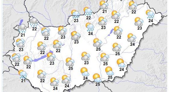 Hűsítő hidegfront teszi elviselhetőbbé az életünket, élvezzük ki, mert a hét második felétől jön vissza a kánikula