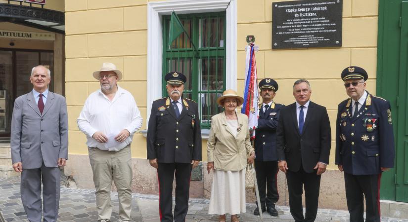 Emléktábla őrzi Klapka György tetteit