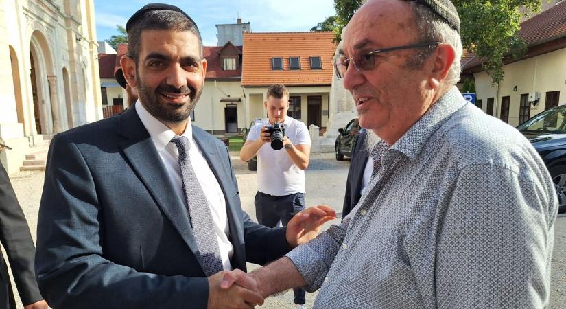 A zsidó állam vallásügyi minisztere tett látogatást a miskolci hitközségen