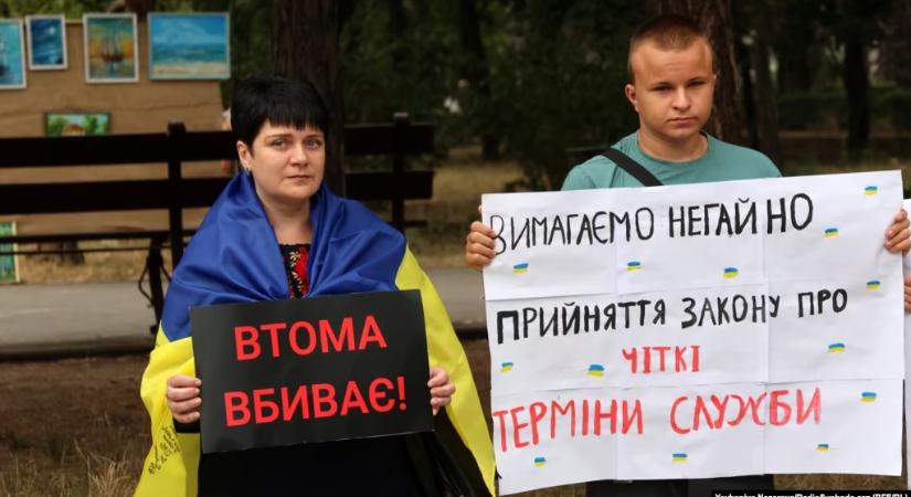 Csendes akciót tartottak Zaporizzsjában a demobilizáció támogatására
