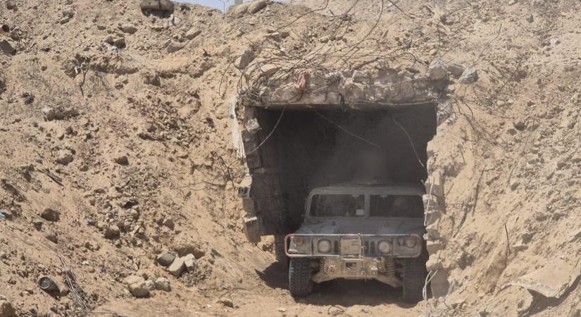 3 méter magas alagutat fedezett fel az izraeli hadsereg a gázai-egyiptomi határ alatt