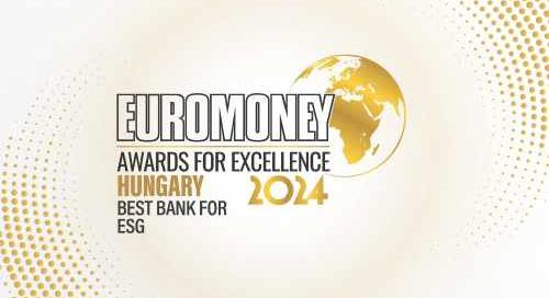 Euromoney Kiválósági Díj: a CIB Bank lett Magyarország legjobb fenntarthatósági bankja