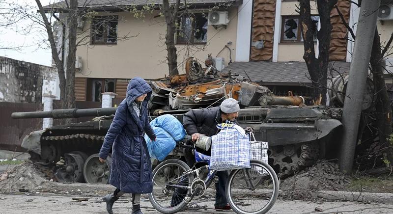 Menekül az ukrán lakosság miután az oroszok bevették a keleti régiókat