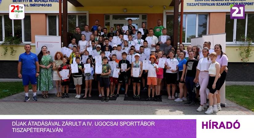 Díjak átadásával zárta be kapuit a IV. Ugocsai Sporttábor Tiszapéterfalván (videó)