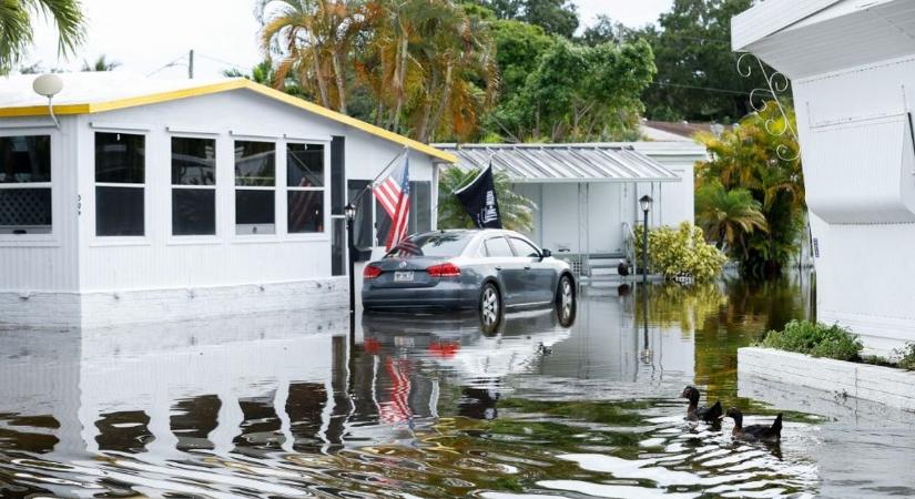 Lecsapott a hurrikán Floridára, százezrek maradtak áram nélkül