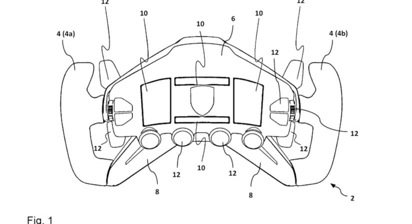 Kormányra szerelt apró kijelzőkkel tenné biztonságosabbá a sportautóit a Porsche