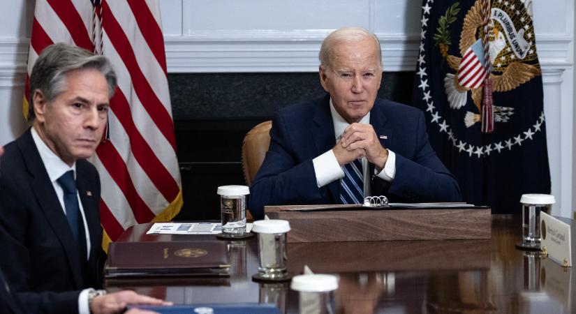 Joe Biden a közel-keleti háborús eszkaláció veszélye miatt a Fehér Ház nemzetbiztonsági illetékeseivel tanácskozik