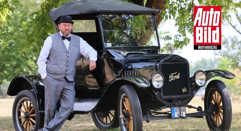 101 éves Ford T-modellel jár dolgozni Zsolt, a biztonsági őr