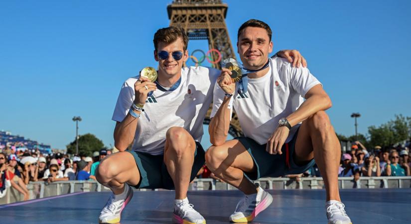 Párizs 2024 – Magyar aranyérmeseket is köszöntöttek a Bajnokok Parkjában
