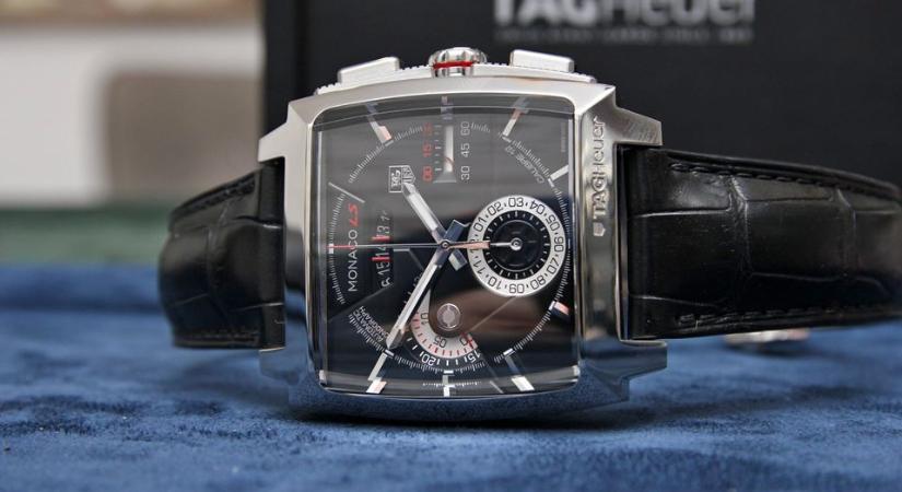 Stallone a flipper, speciális TAG Heuer Monaco LS & friss Orient Bambino