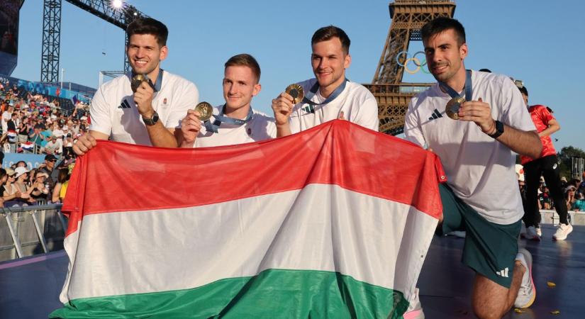 Magyar aranyérmeseket is köszöntöttek a Bajnokok Parkjában (videó)