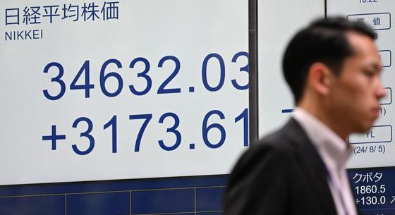 A hétfői zuhanás után szárnyalnak a Japán részvények