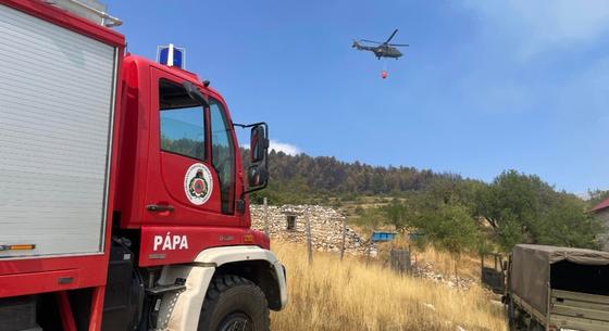 Több száz hektáron pusztítanak erdőtüzek Észak-Macedóniában, magyar tűzoltók segítenek megfékezni a lángokat