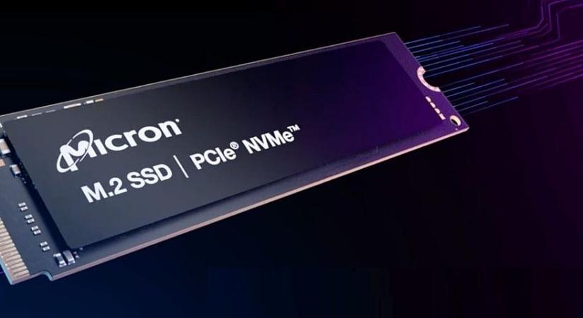 Hihetetlenül gyors, 26 GB/s-os olvasási sebességű SSD-t jelentett be a Micron