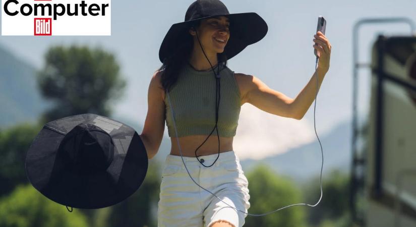 Ilyet még nem láttunk: ez a napelemes kalap feltölti okostelefonját séta közben