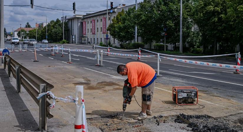 Megszűnik a forgalomkorlátozás Eger főútján