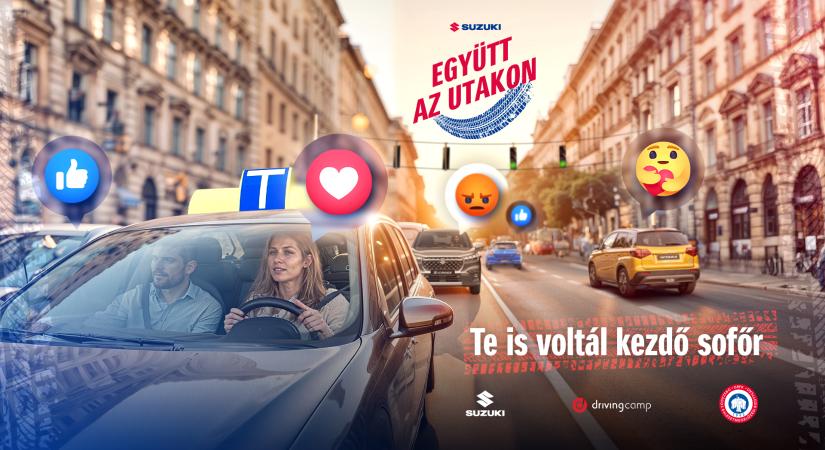 A rutintalan sofőrökre koncentrál a Magyar Suzuki „Együtt az utakon” idei kampánya